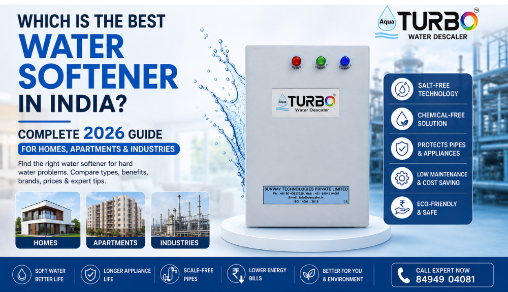 Which Is the Best Water Softener in India? Complete 2026 Guide for Homes, Apartments & Industries